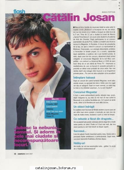 interviuri poi aceste poze din reviste fiekre revista care apare the best